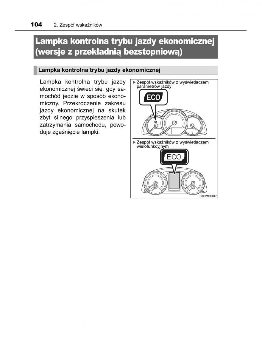 manual  Toyota Corolla XI 11 E160 instrukcja / page 104