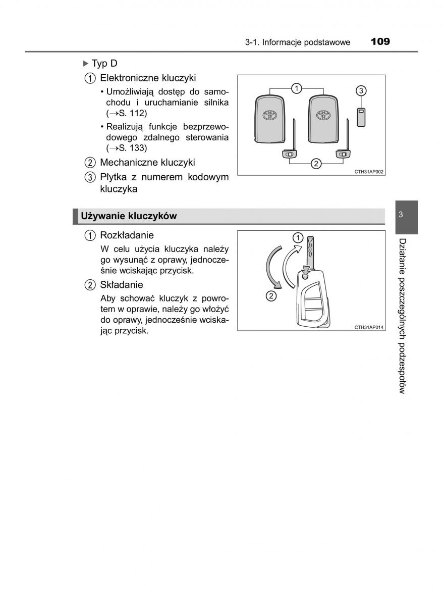 manual  Toyota Corolla XI 11 E160 instrukcja / page 109