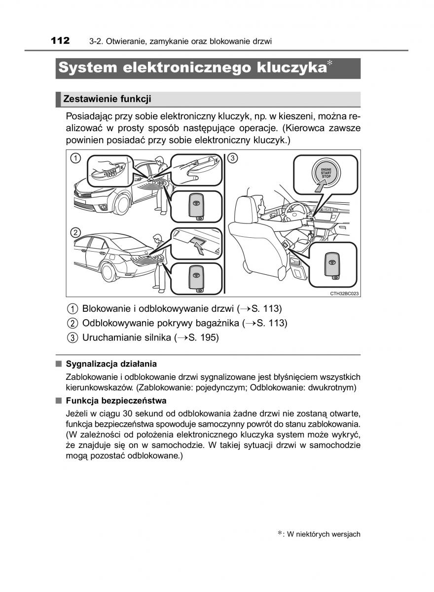 manual  Toyota Corolla XI 11 E160 instrukcja / page 112