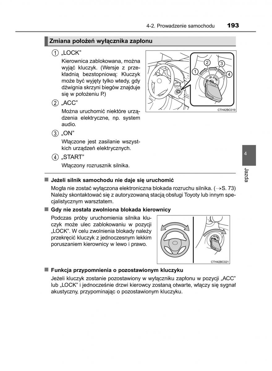 manual  Toyota Corolla XI 11 E160 instrukcja / page 193