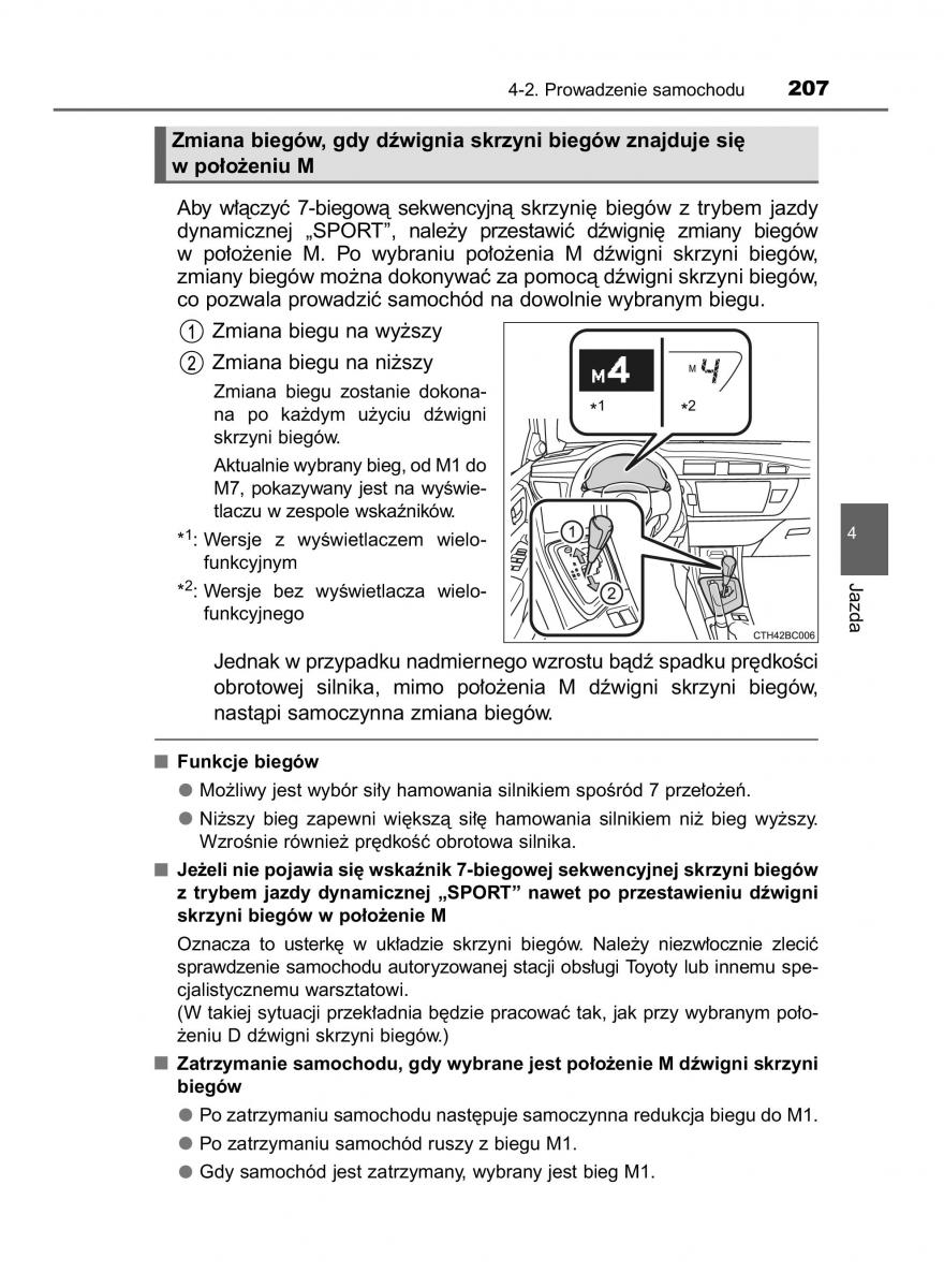 manual  Toyota Corolla XI 11 E160 instrukcja / page 207