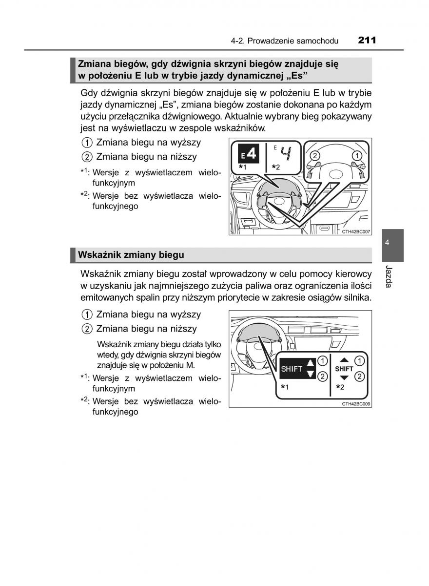 manual  Toyota Corolla XI 11 E160 instrukcja / page 211