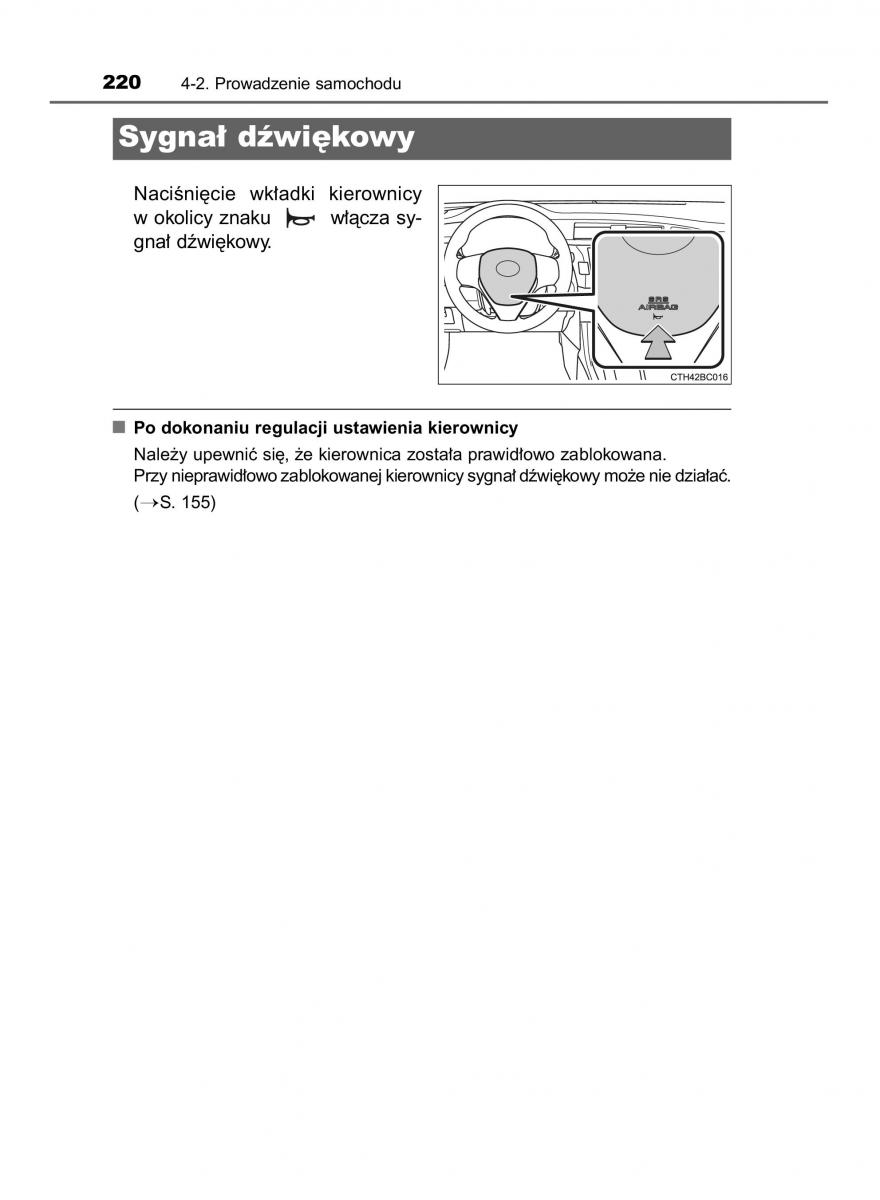 manual  Toyota Corolla XI 11 E160 instrukcja / page 220