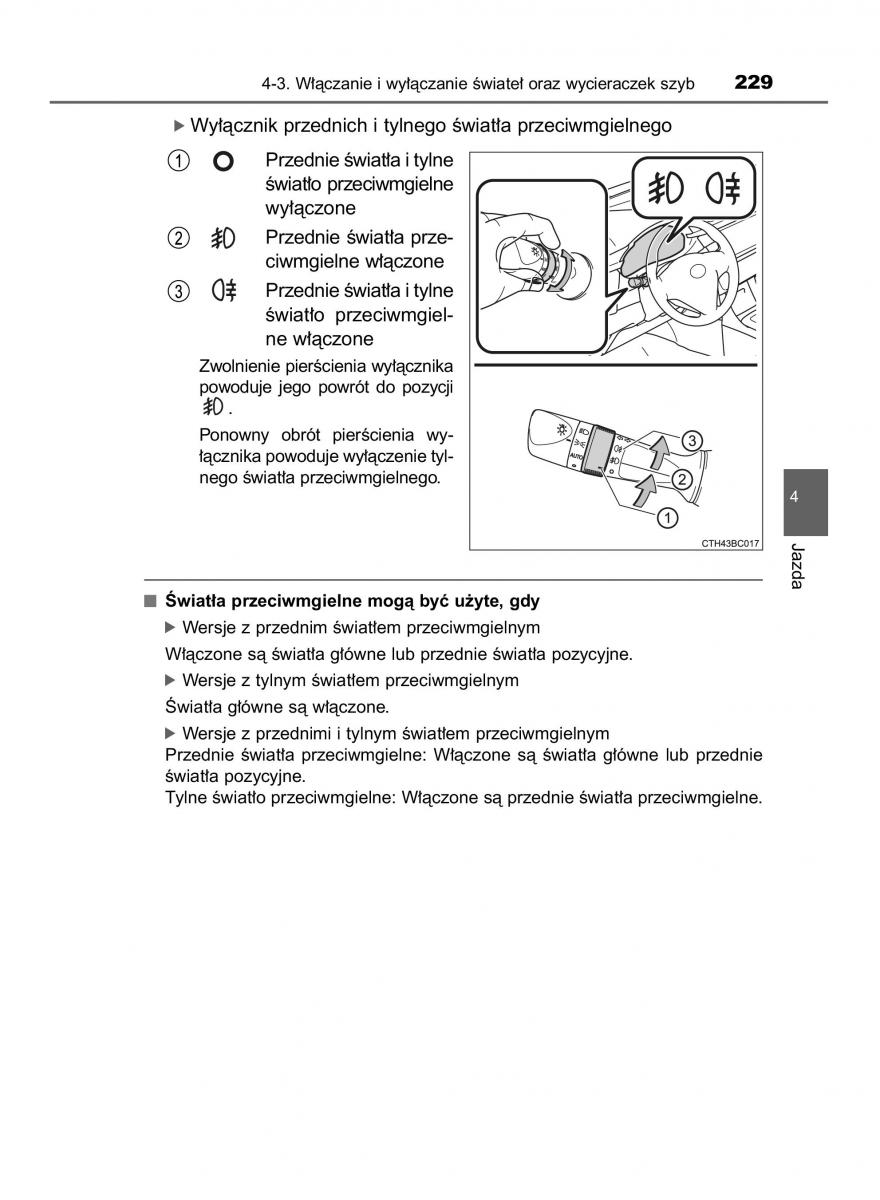 manual  Toyota Corolla XI 11 E160 instrukcja / page 229