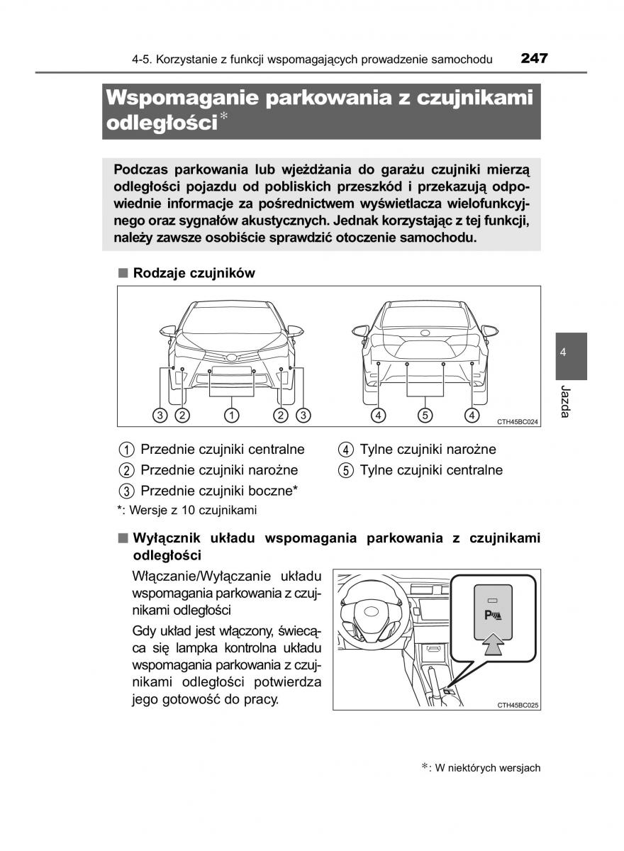 manual  Toyota Corolla XI 11 E160 instrukcja / page 247