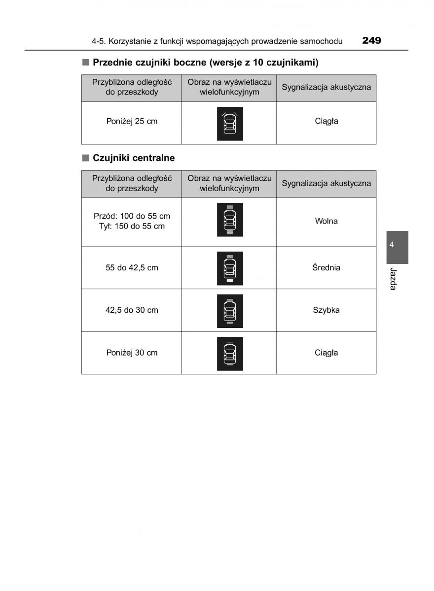 manual  Toyota Corolla XI 11 E160 instrukcja / page 249