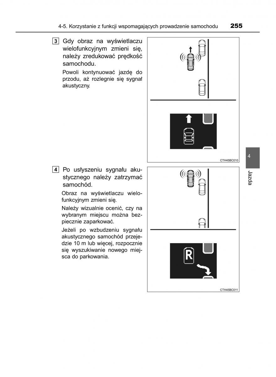 manual  Toyota Corolla XI 11 E160 instrukcja / page 255