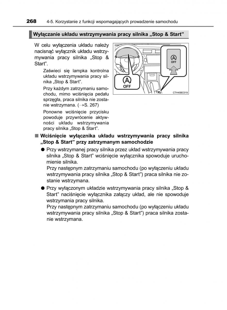 manual  Toyota Corolla XI 11 E160 instrukcja / page 268