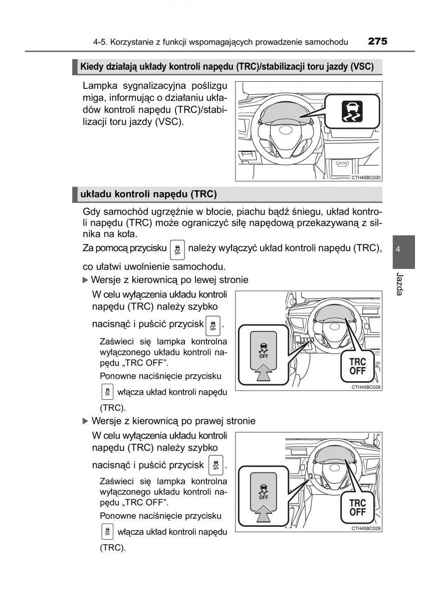 manual  Toyota Corolla XI 11 E160 instrukcja / page 275