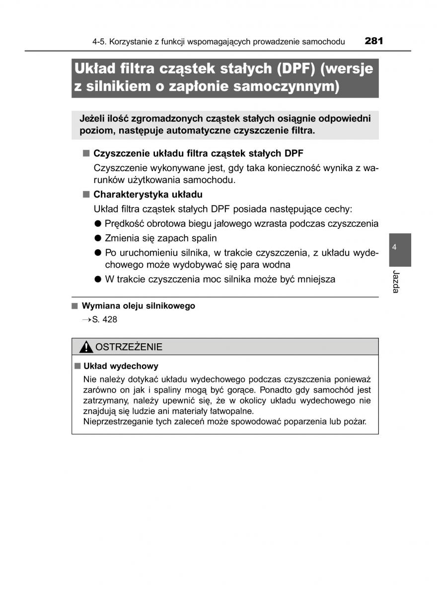 manual  Toyota Corolla XI 11 E160 instrukcja / page 281