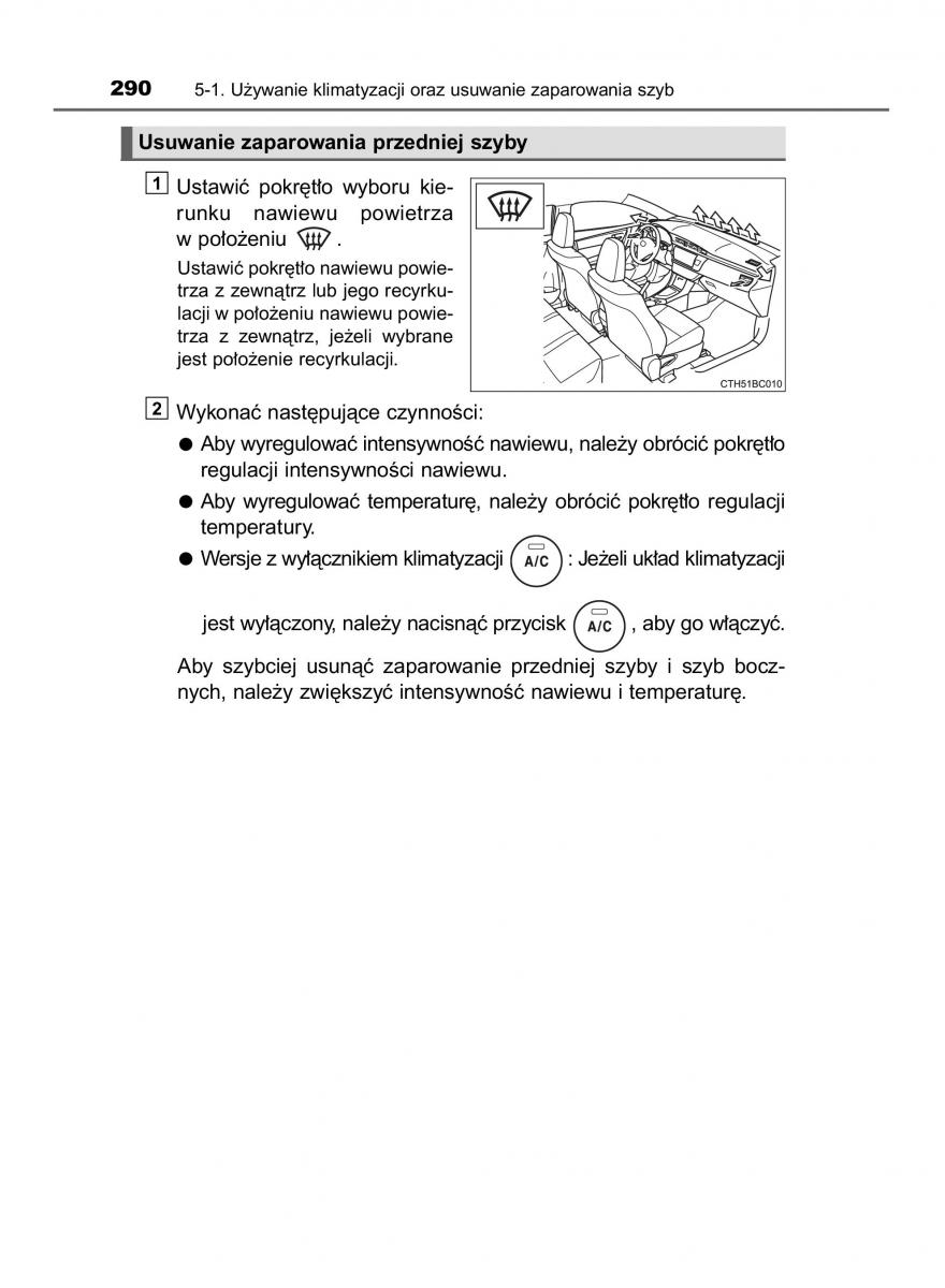 manual  Toyota Corolla XI 11 E160 instrukcja / page 290