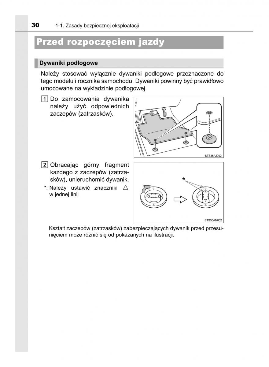 manual  Toyota Corolla XI 11 E160 instrukcja / page 30