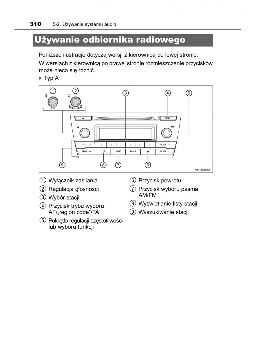 manual  Toyota Corolla XI 11 E160 instrukcja / page 310