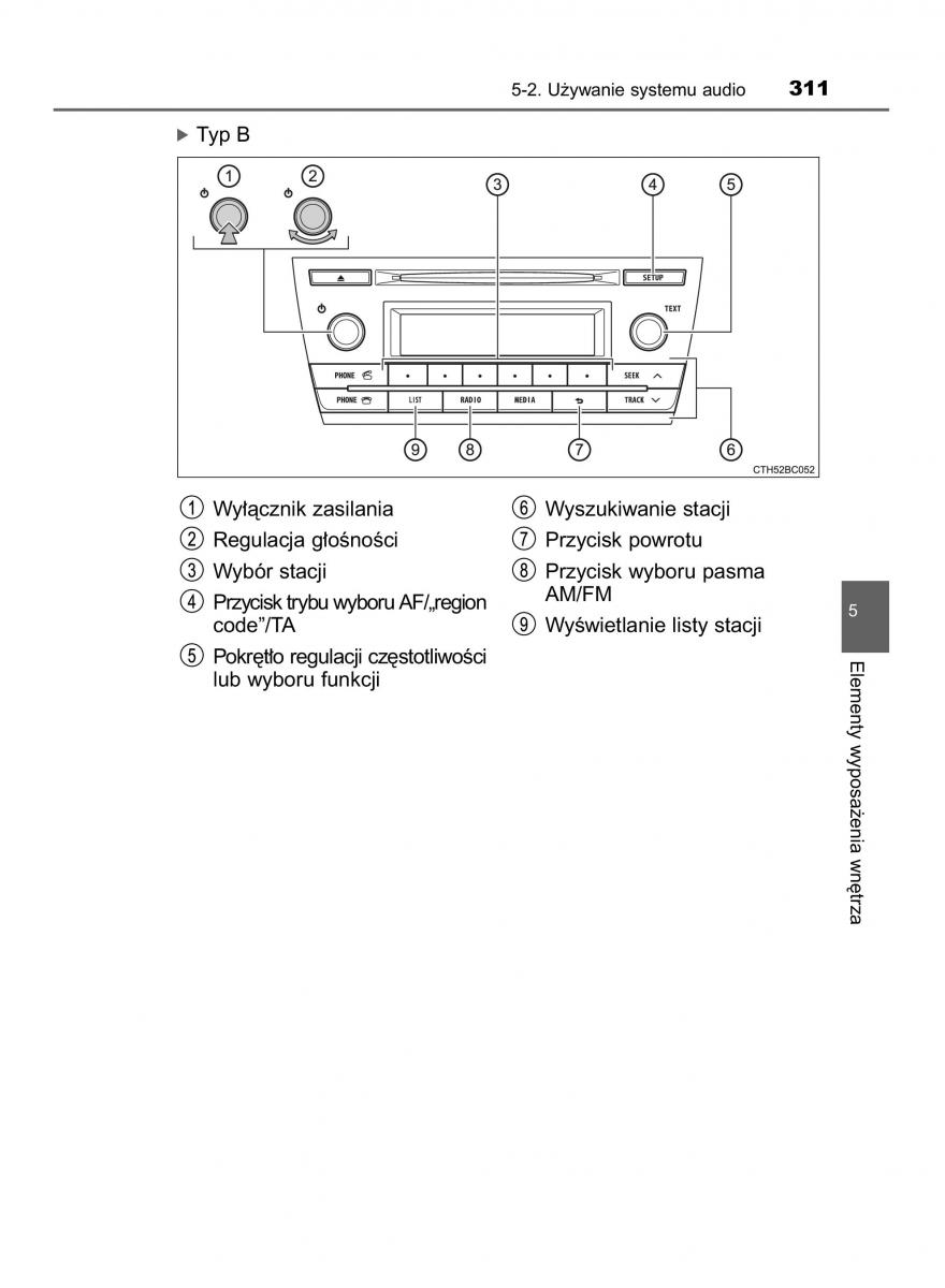 manual  Toyota Corolla XI 11 E160 instrukcja / page 311