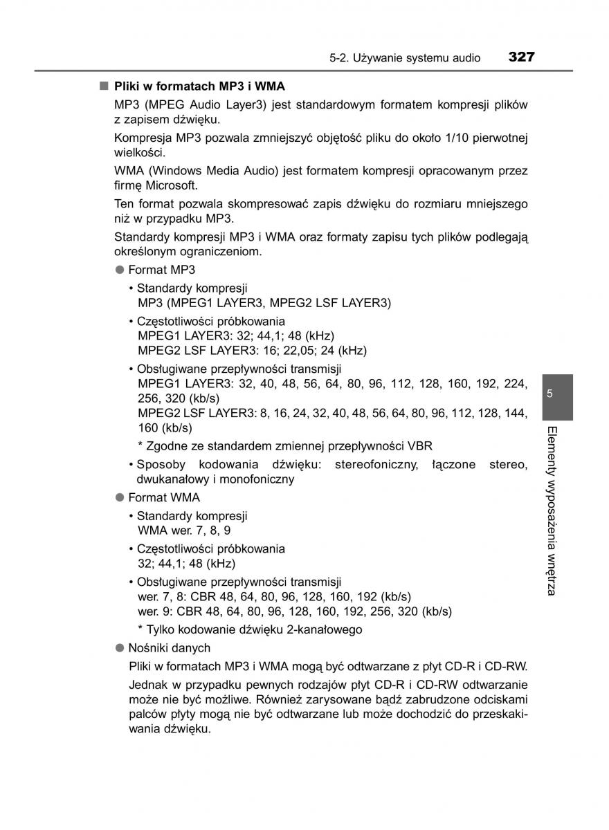 manual  Toyota Corolla XI 11 E160 instrukcja / page 327