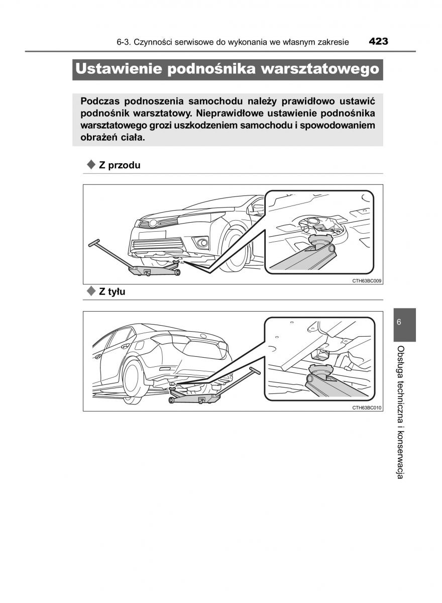 manual  Toyota Corolla XI 11 E160 instrukcja / page 423