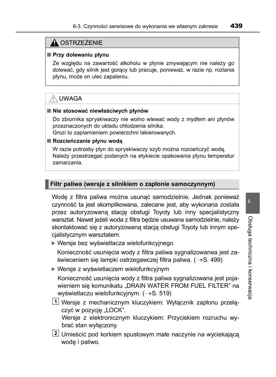 manual  Toyota Corolla XI 11 E160 instrukcja / page 439