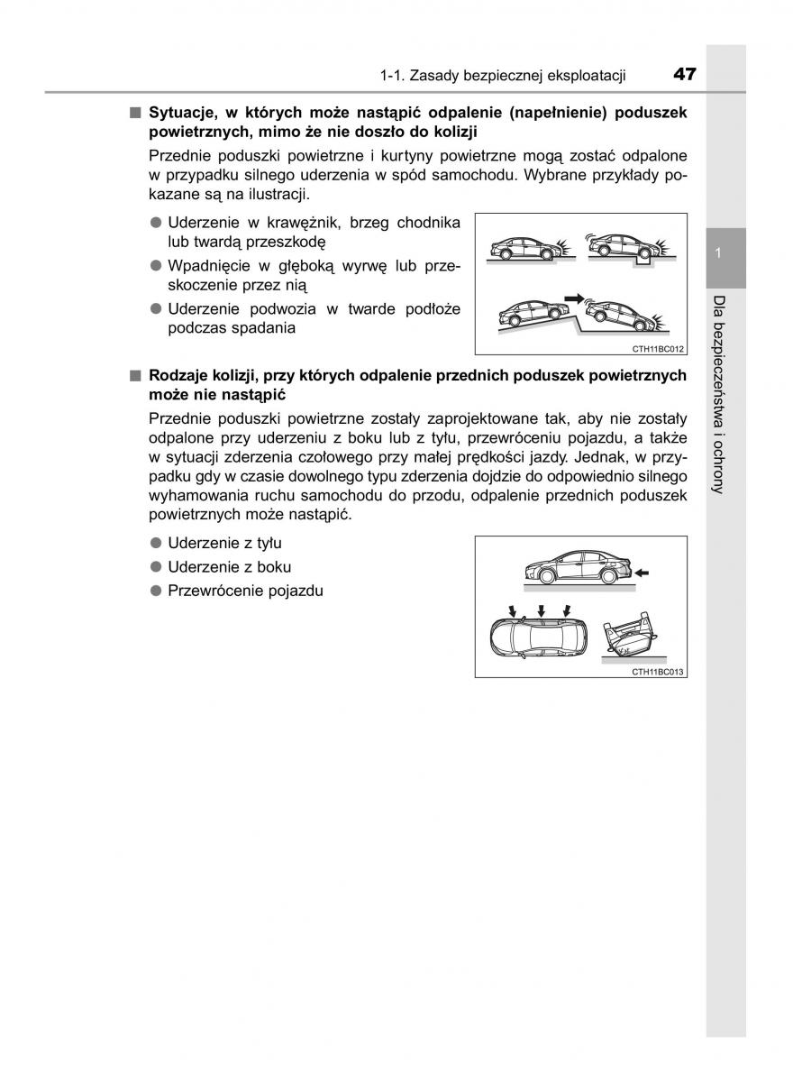 manual  Toyota Corolla XI 11 E160 instrukcja / page 47