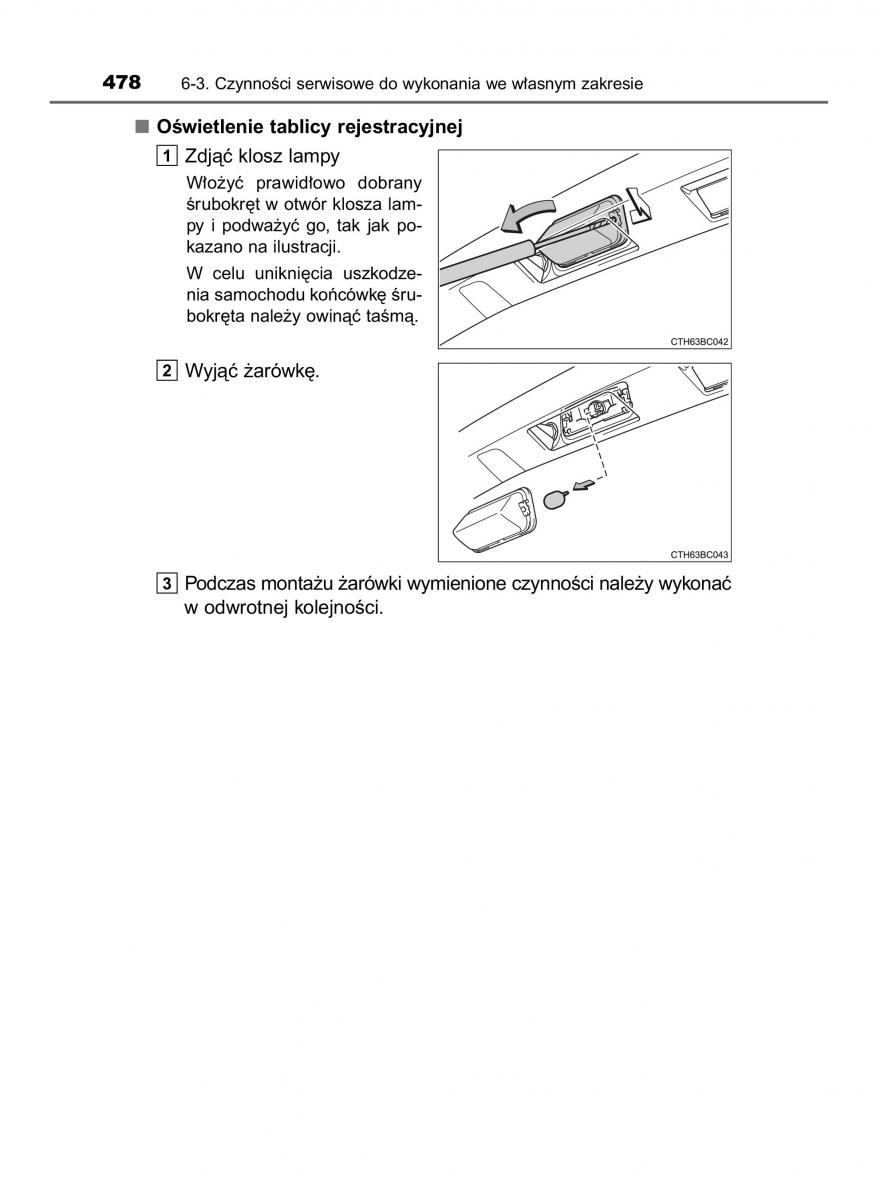 Toyota Corolla XI 11 E160 instrukcja obslugi / page 478