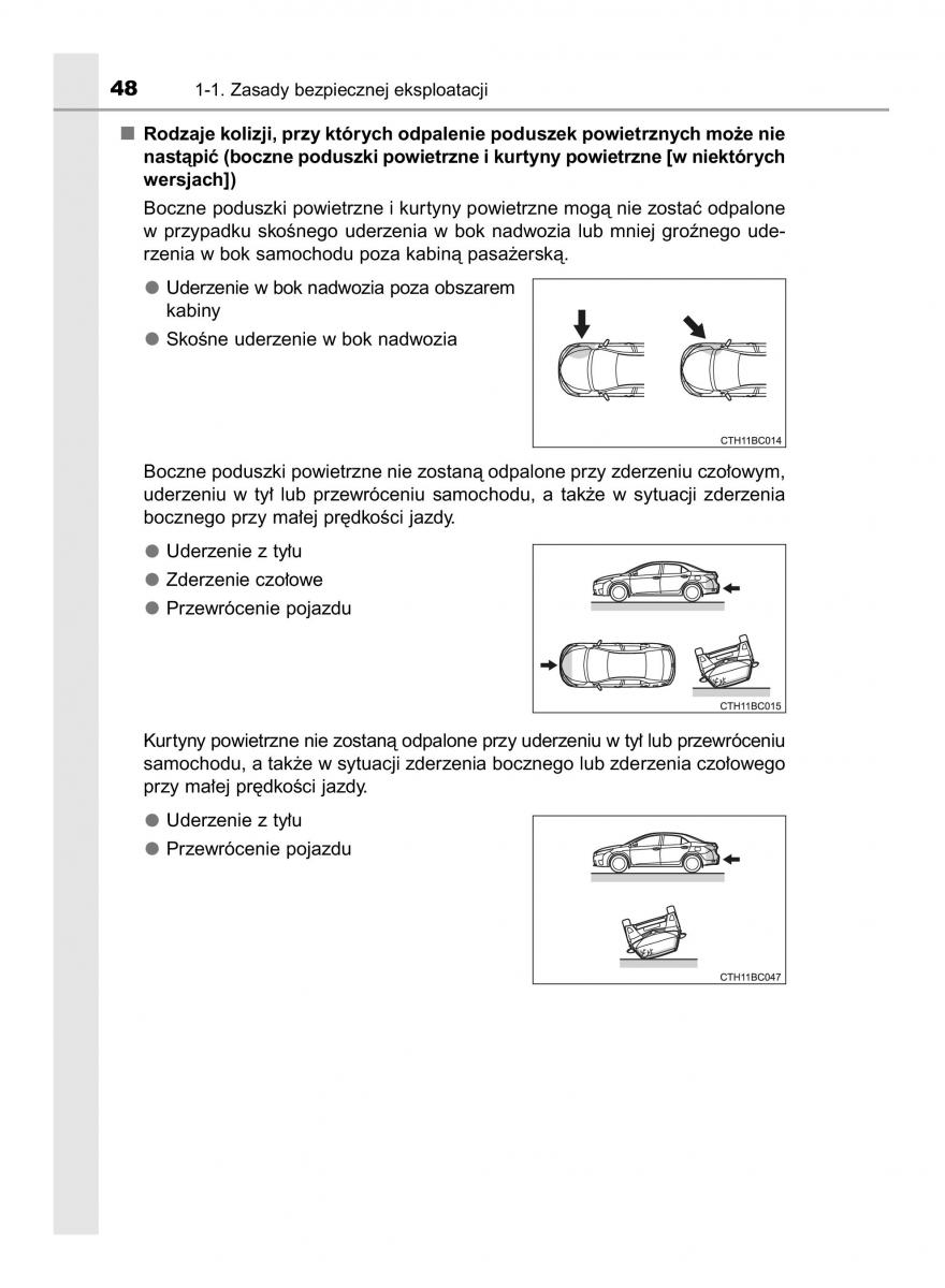 manual  Toyota Corolla XI 11 E160 instrukcja / page 48