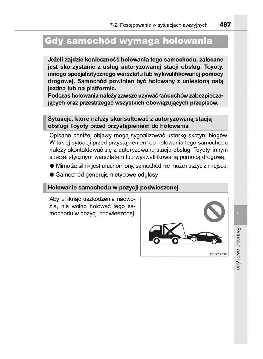 manual  Toyota Corolla XI 11 E160 instrukcja / page 487