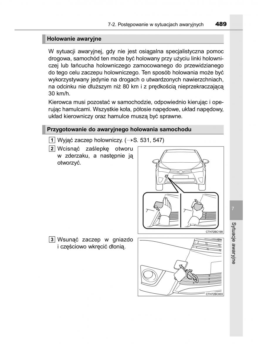 manual  Toyota Corolla XI 11 E160 instrukcja / page 489