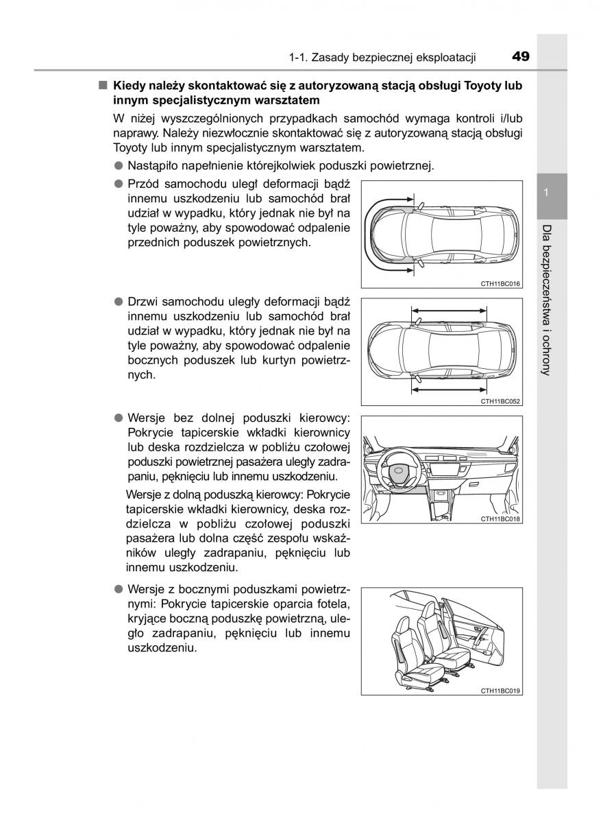 manual  Toyota Corolla XI 11 E160 instrukcja / page 49