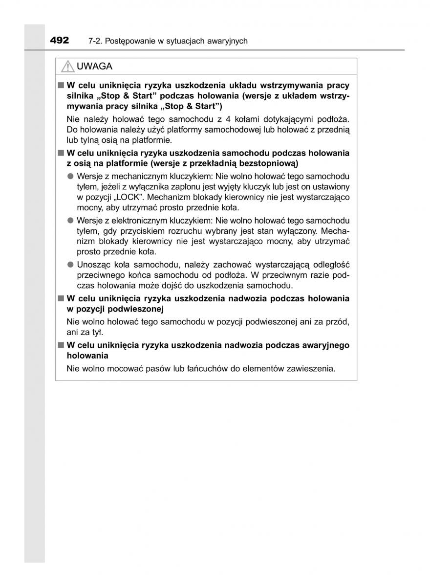 manual  Toyota Corolla XI 11 E160 instrukcja / page 492