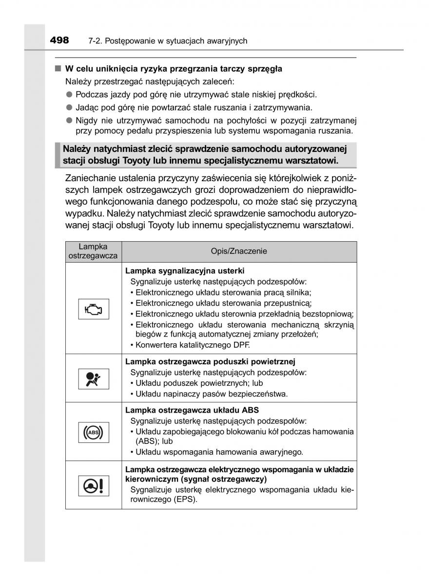 manual  Toyota Corolla XI 11 E160 instrukcja / page 498