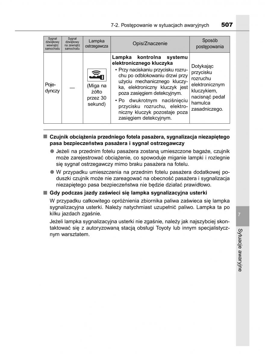 manual  Toyota Corolla XI 11 E160 instrukcja / page 507