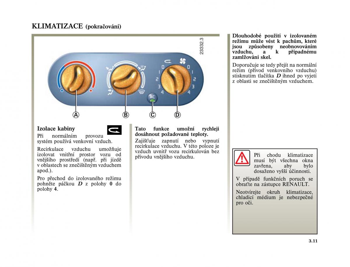 Renault Twingo I 1 owners manual / page 85