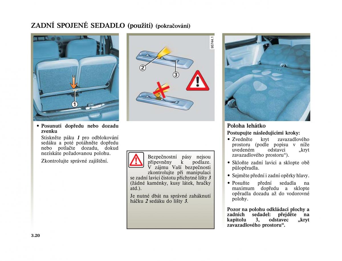 Renault Twingo I 1 owners manual / page 94