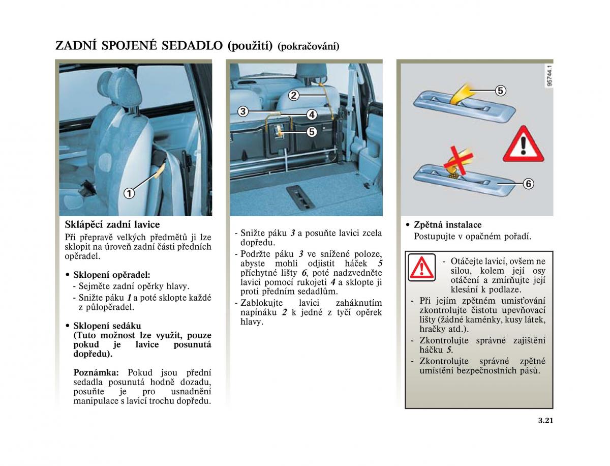 Renault Twingo I 1 owners manual / page 95