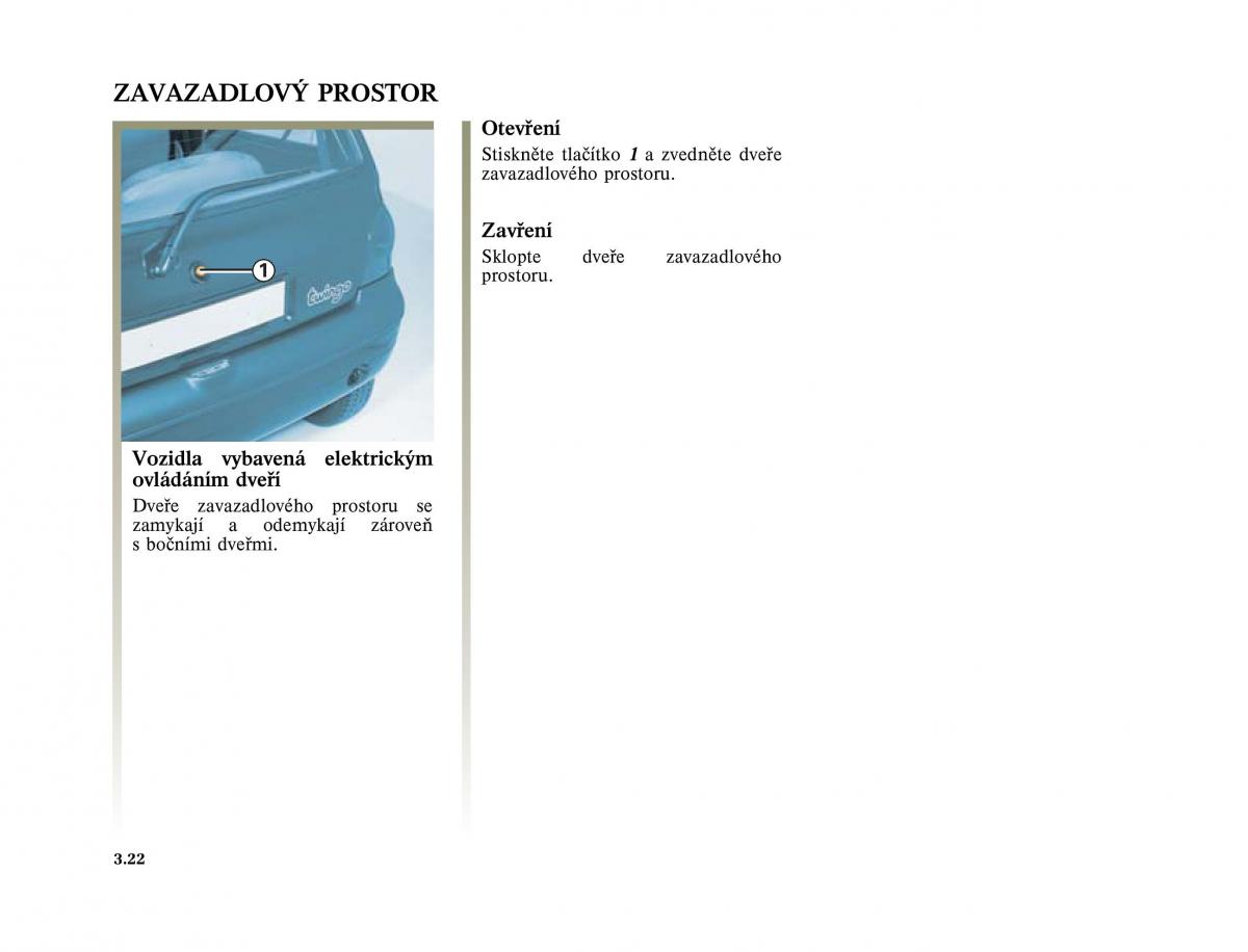 Renault Twingo I 1 owners manual / page 96