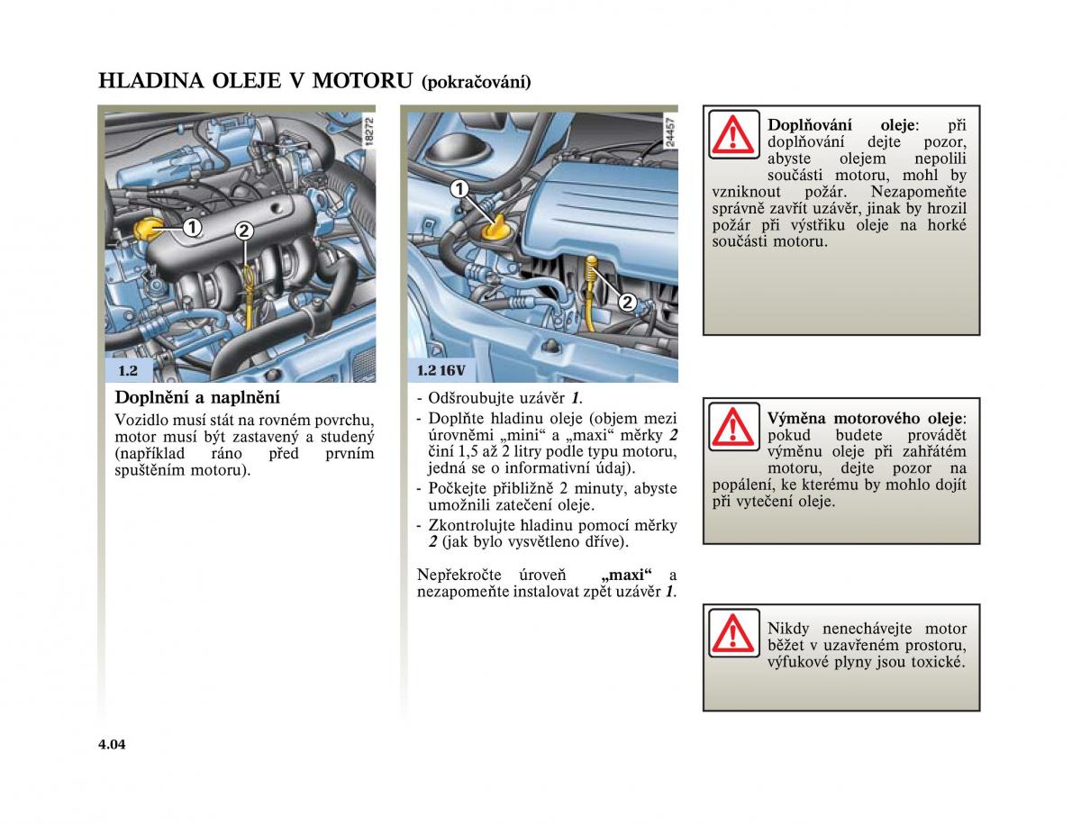 Renault Twingo I 1 owners manual / page 106