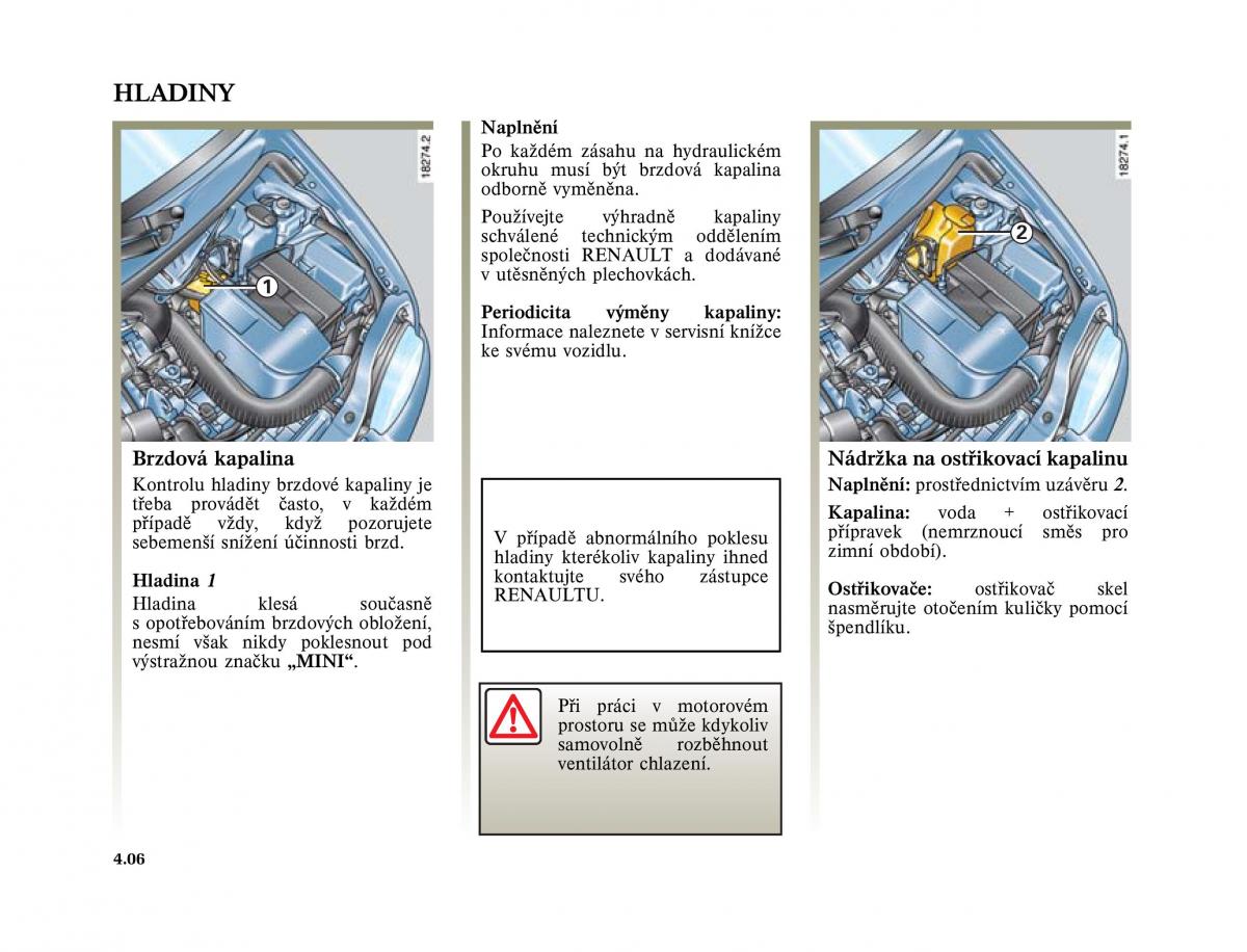 Renault Twingo I 1 owners manual / page 108