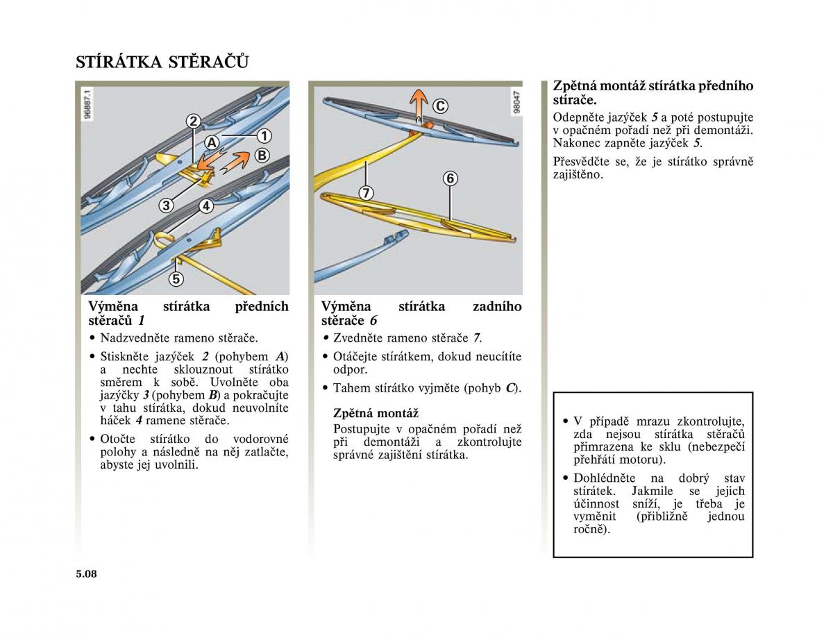 Renault Twingo I 1 owners manual / page 122