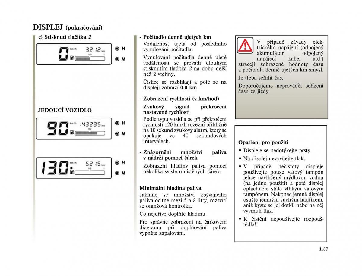 Renault Twingo I 1 owners manual / page 43