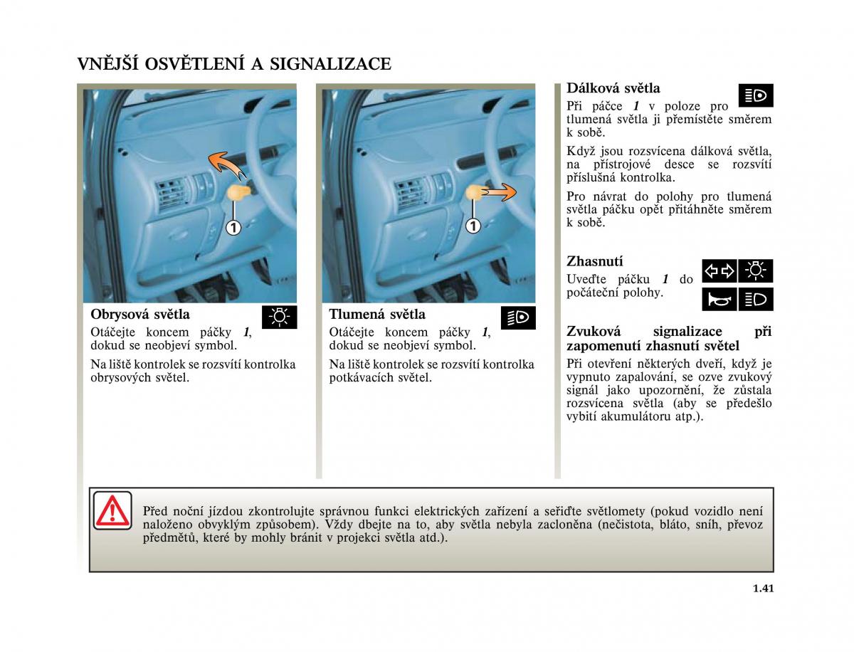 Renault Twingo I 1 owners manual / page 47