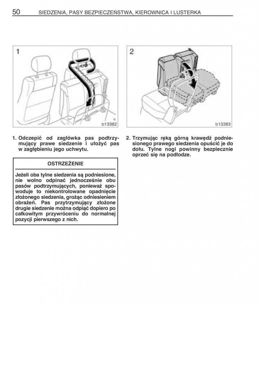 manual  Toyota Corolla Verso I 1 instrukcja / page 57