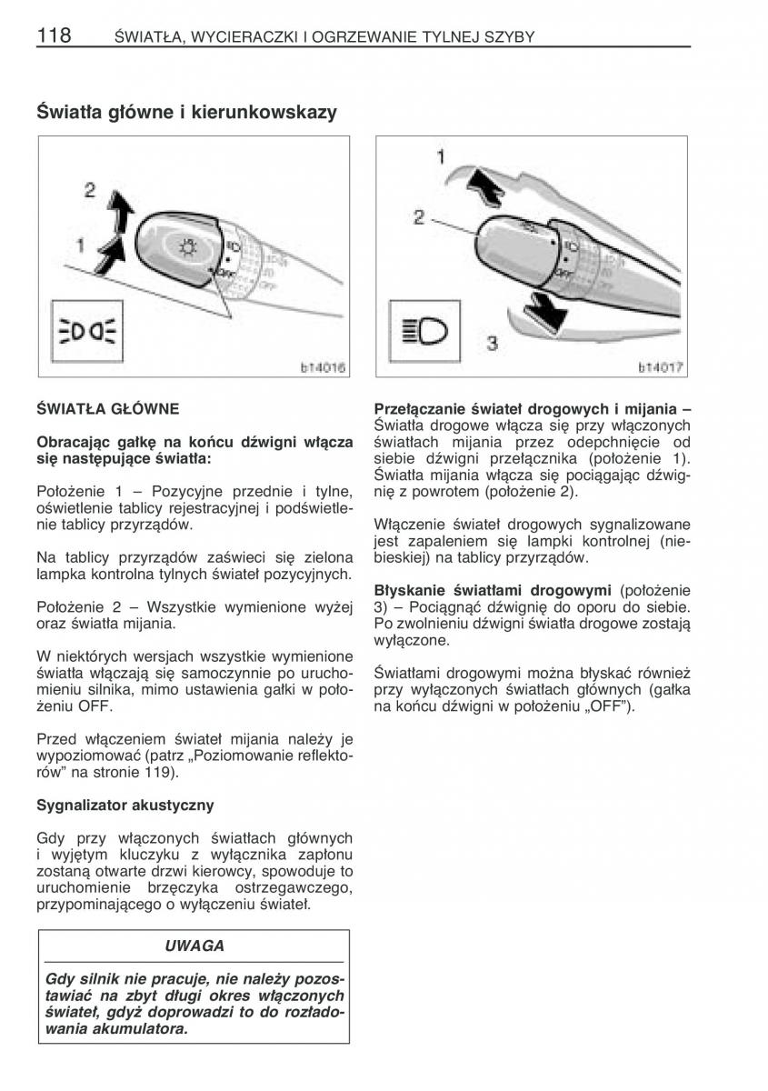 manual  Toyota Corolla Verso I 1 instrukcja / page 125