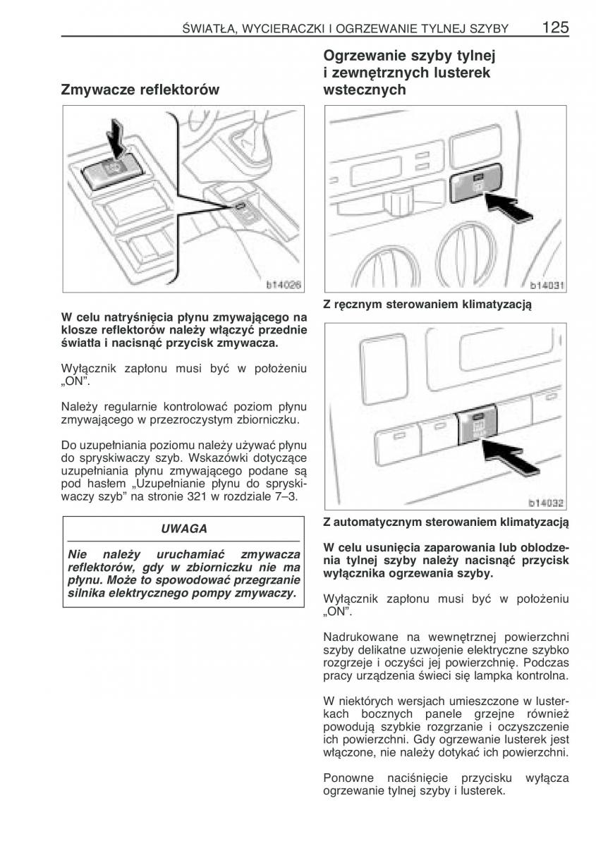 manual  Toyota Corolla Verso I 1 instrukcja / page 132