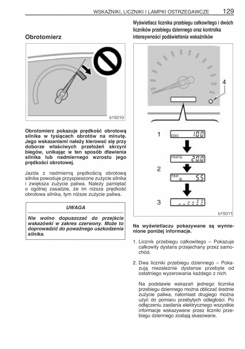 manual  Toyota Corolla Verso I 1 instrukcja / page 136