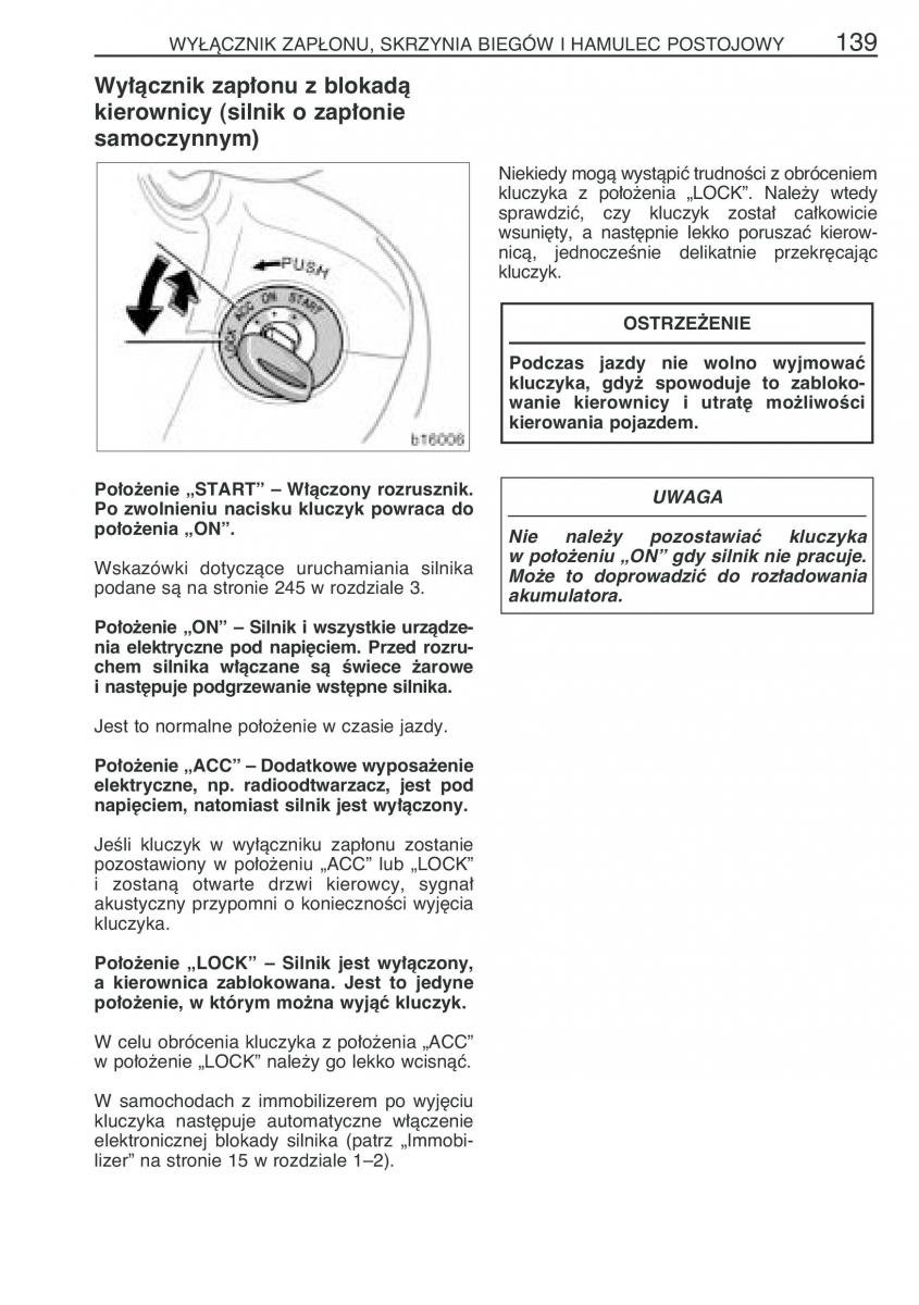 manual  Toyota Corolla Verso I 1 instrukcja / page 146