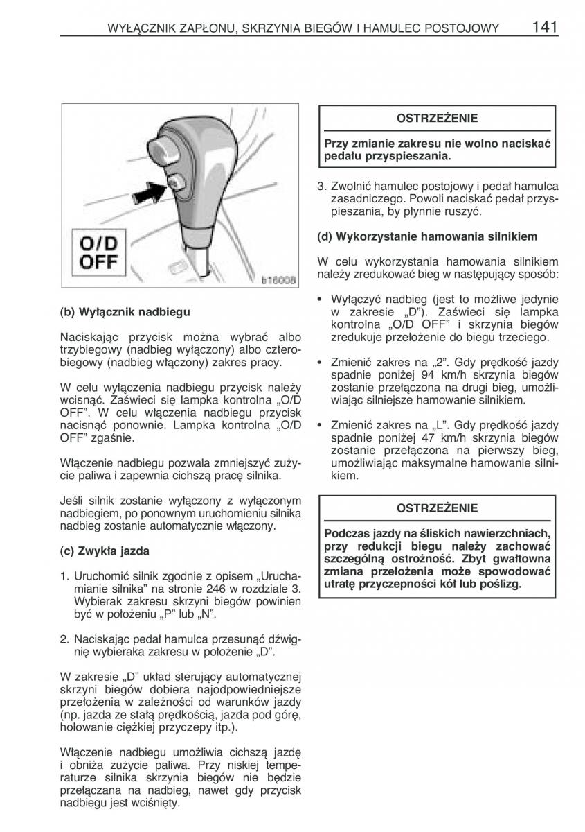 manual  Toyota Corolla Verso I 1 instrukcja / page 148