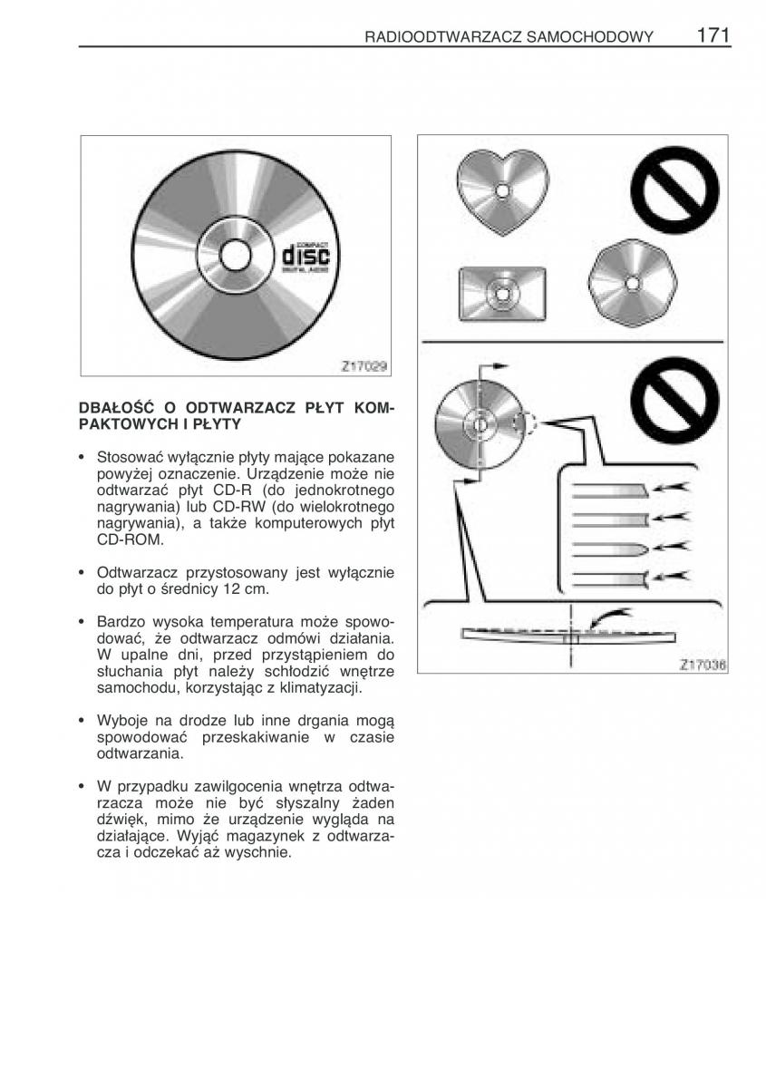 manual  Toyota Corolla Verso I 1 instrukcja / page 178