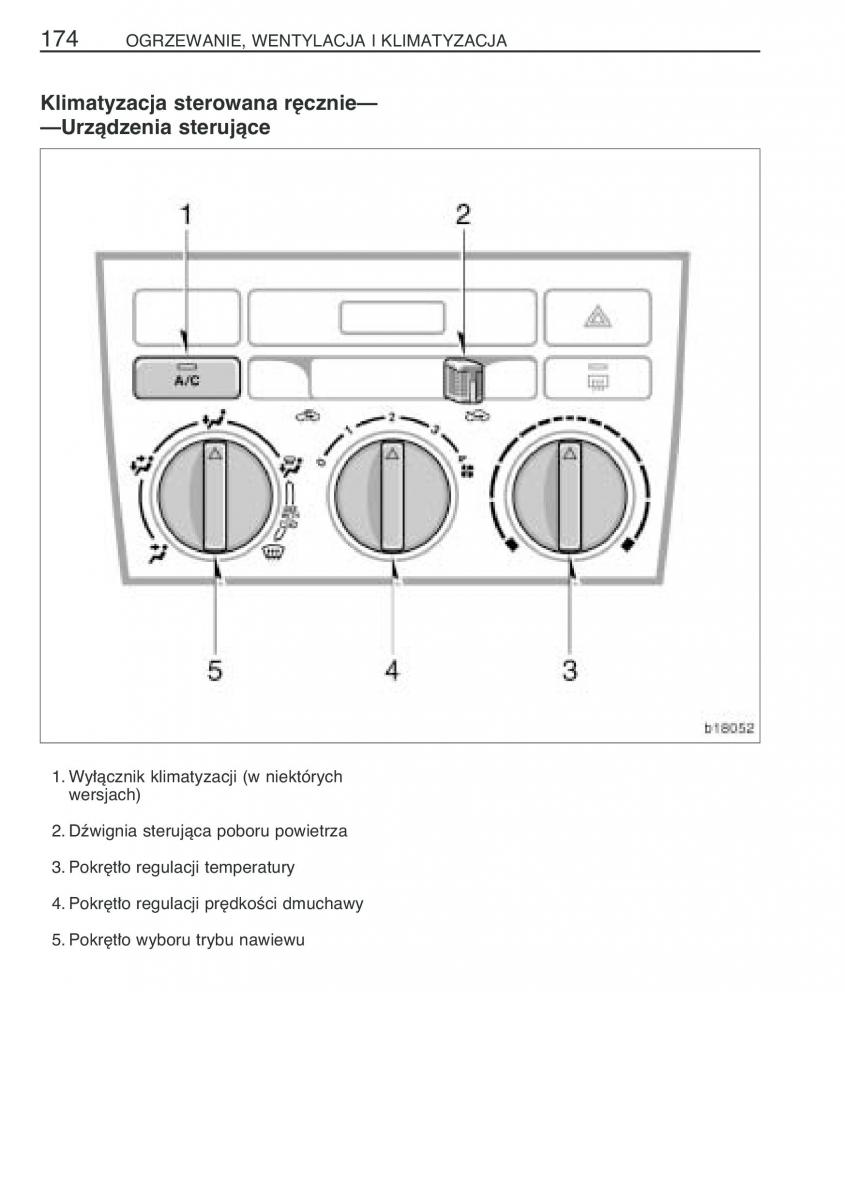 manual  Toyota Corolla Verso I 1 instrukcja / page 181