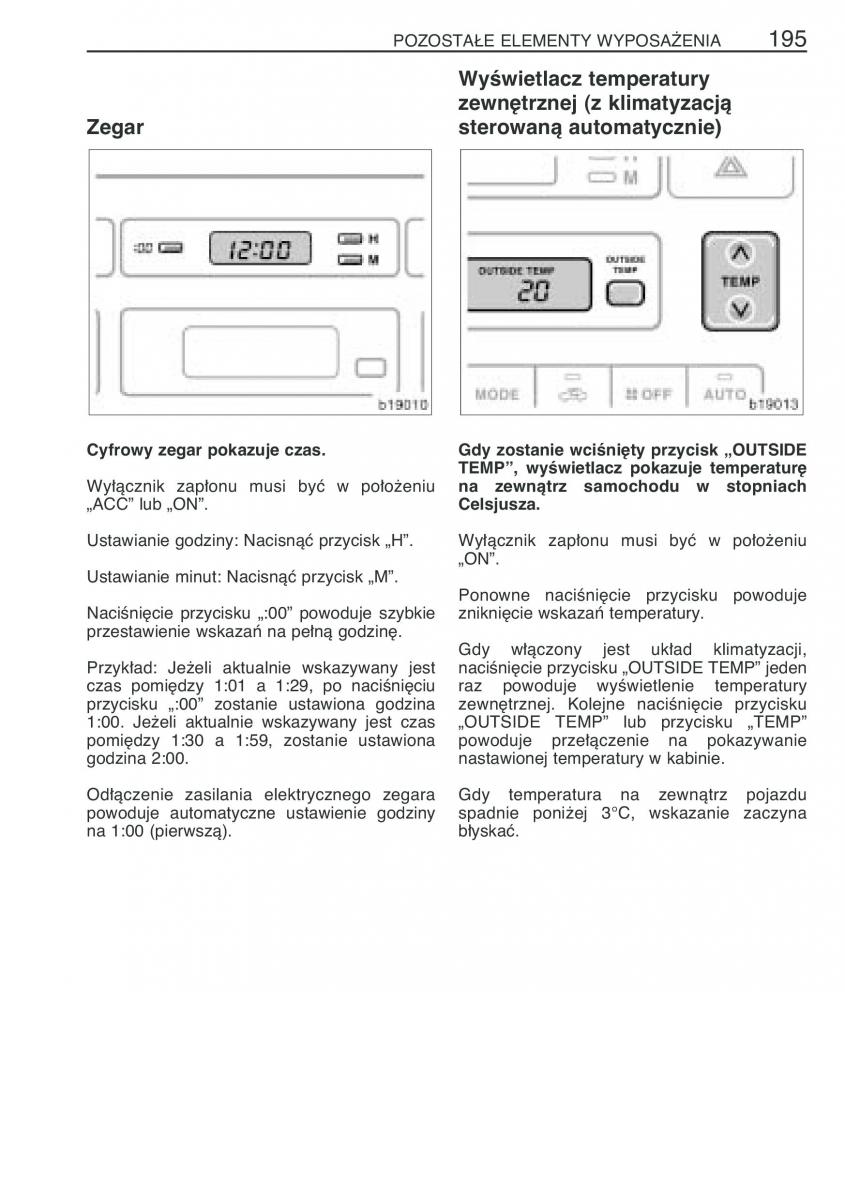 manual  Toyota Corolla Verso I 1 instrukcja / page 202