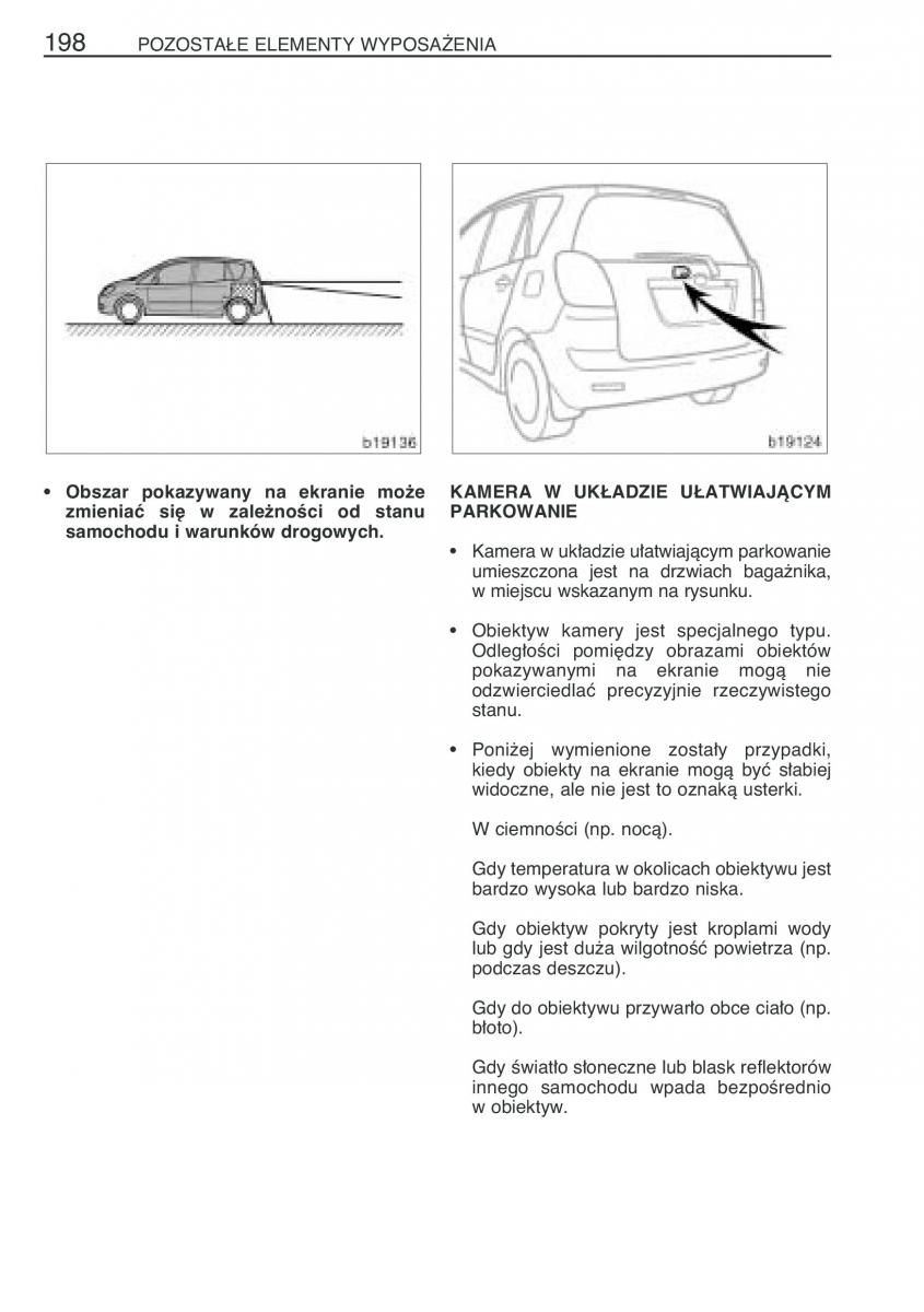 Toyota Corolla Verso I 1 instrukcja obslugi / page 205