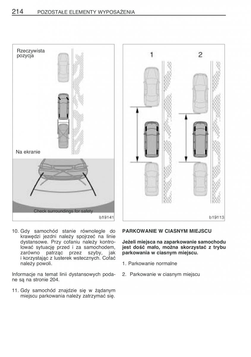 manual  Toyota Corolla Verso I 1 instrukcja / page 221